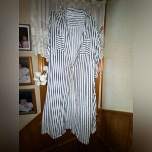 Zara button up dress